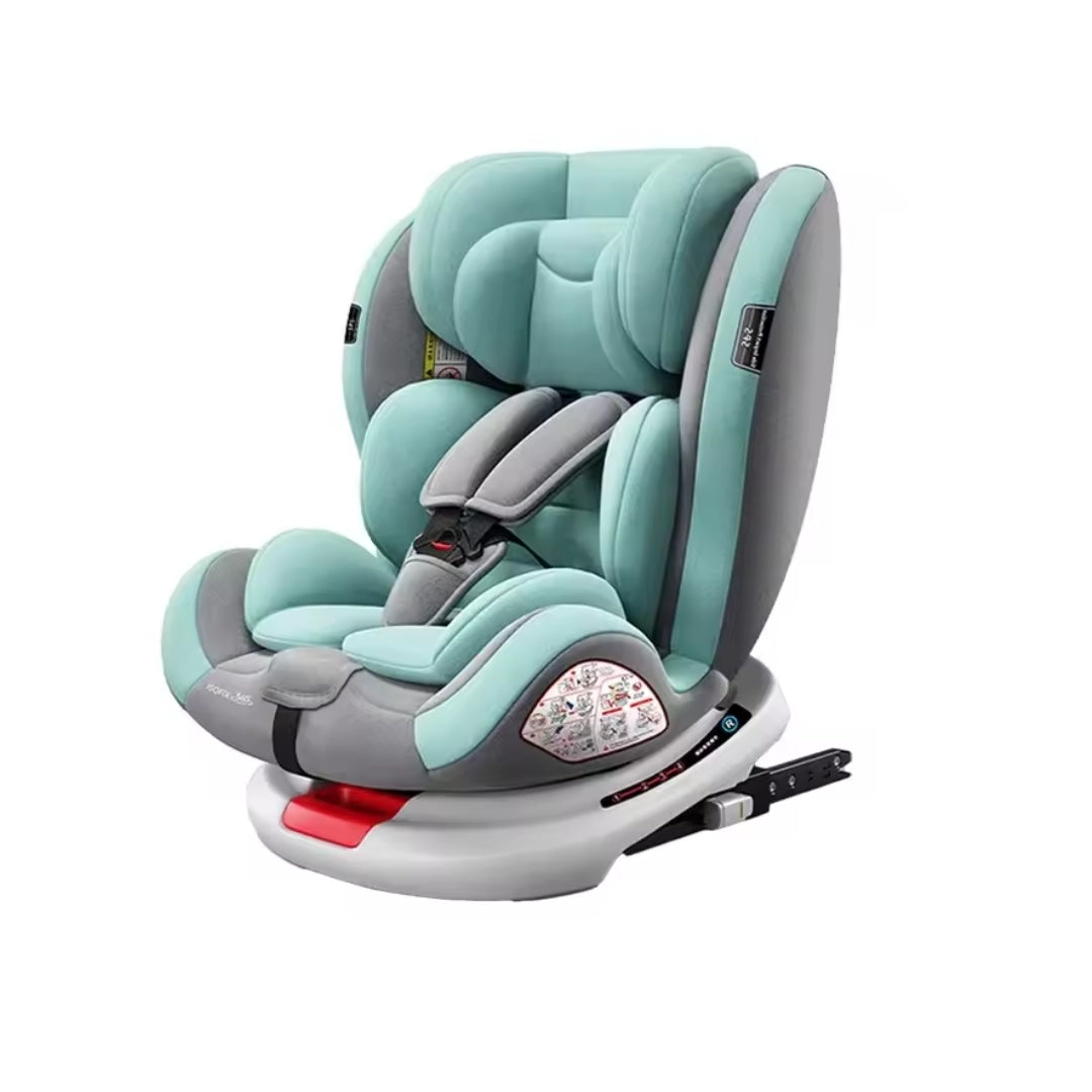 CozyHeartbeat 360 Rotating Car Seat - A safe and comfortable baby car seat with a 360-degree swivel for easy placement and exit, designed for newborns and toddlers.