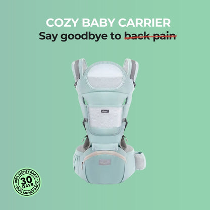 CozyHeartbeat Ergonomic Baby Carrier - A comfortable and supportive baby carrier designed for newborns and toddlers, featuring an adjustable fit for parents and babies."