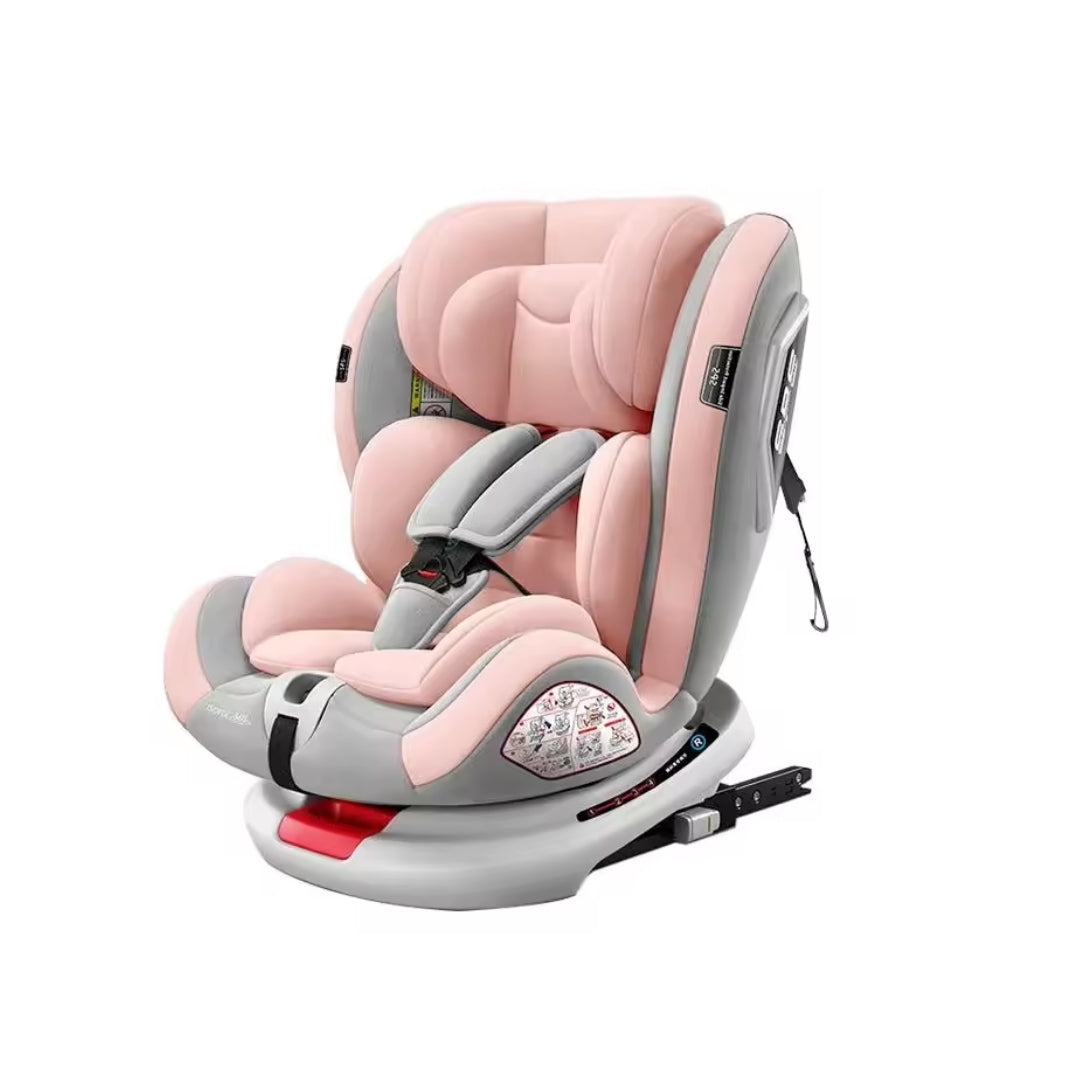 CozyHeartbeat 360 Rotating Car Seat - A safe and comfortable baby car seat with a 360-degree swivel for easy placement and exit, designed for newborns and toddlers.
